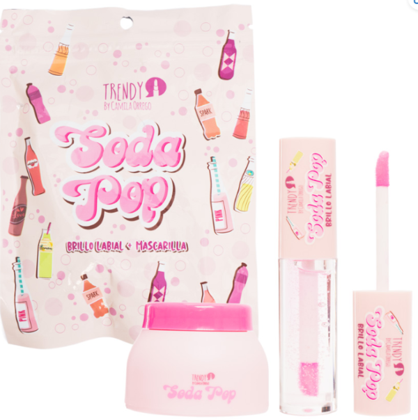 kit de labios soda pop brillo y mascarilla REF BMS1596