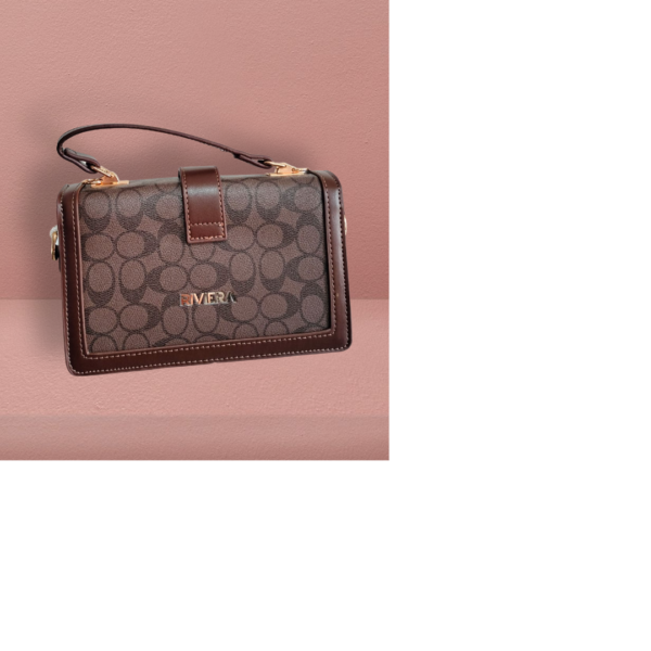 MINI BOLSO CON APLIQUES BORDADOS B-4252 - Image 3