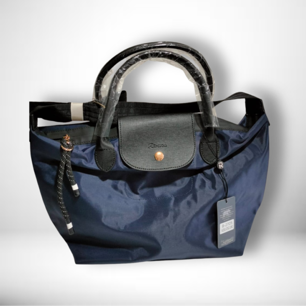 BOLSO DAMA GRANDE LONA CON TAPA B-2705