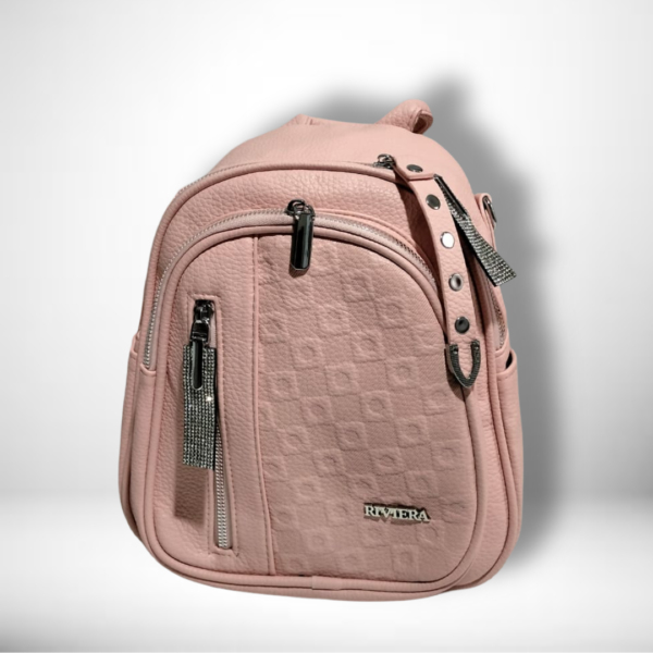 MORRAL PU CON REATA Y MONEDERO SLIDER CON TACHES MO-6556