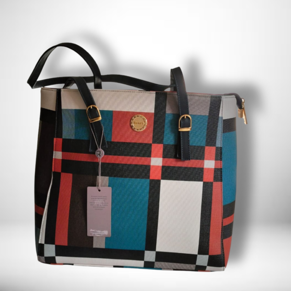 BOLSO GRANDE SINTETICO IMPORTADO CON HEBILLA B-6719